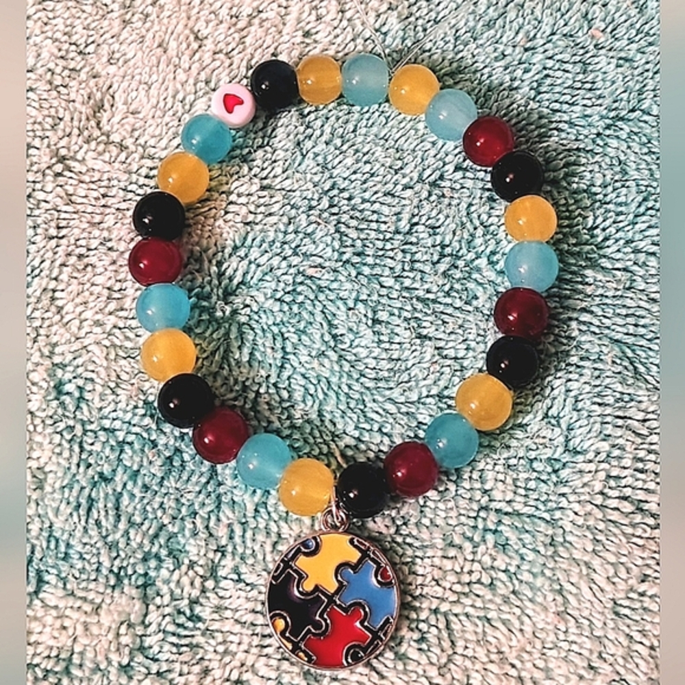 NEW! Jenny's Handmade Autism Awareness Bracelet 🧩